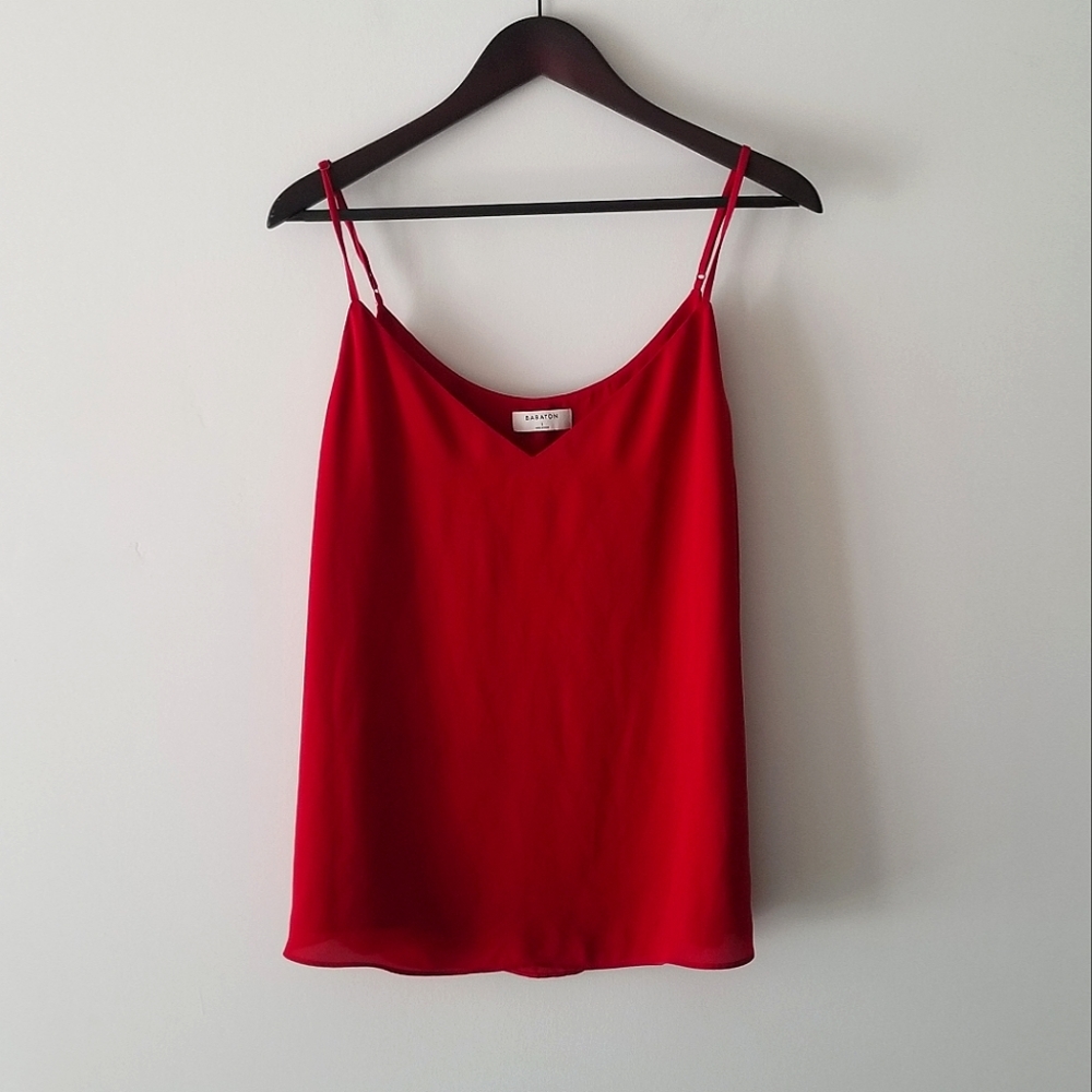 Flowy Red Babaton Camisole, Size L